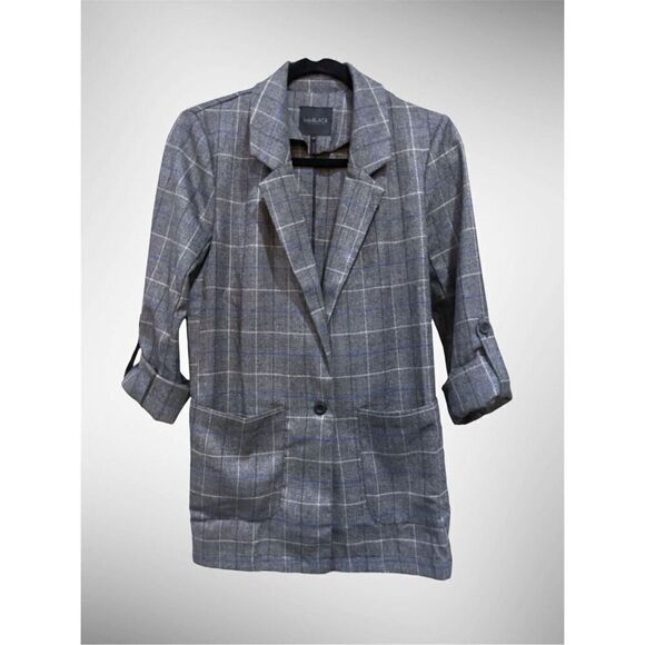 Bobi Black Label Los Angeles Plaid Blazer Size XS - Picture 1 of 5